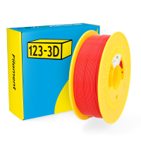 123-3D filament PLA High Speed 1,75 mm 1 kg (série Jupiter) - rouge