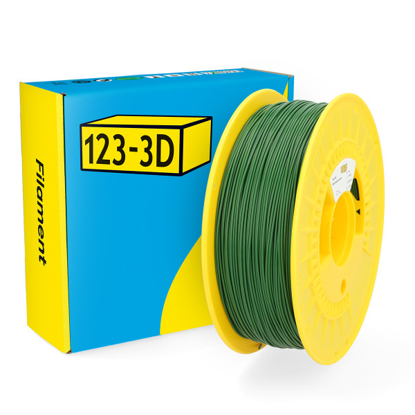 123inkt 123-3D filament PLA High Speed 1,75 mm 1 kg (série Jupiter) - vert  DHM00040 - 1