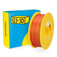 123inkt 123-3D filament PLA caméléon 1,75 mm 1 kg - rouge-jaune  DHM00257