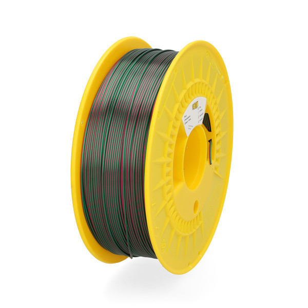 123inkt 123-3D filament PLA caméléon 1,75 mm 1 kg - vert-rose  DHM00264 - 2