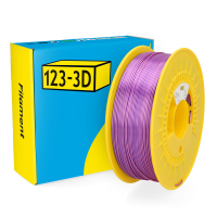123inkt 123-3D filament PLA caméléon 1,75 mm 1 kg - violet-rose  DHM00254