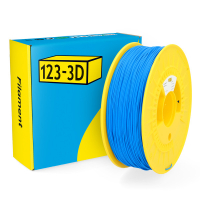 123inkt 123-3D filament PLA mat 1,75 mm 1 kg - bleu  DHM00105