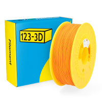 123inkt 123-3D filament PLA mat 1,75 mm 1 kg - orange  DHM00104