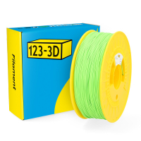 123inkt 123-3D filament PLA mat 1,75 mm 1 kg - vert citron  DHM00103