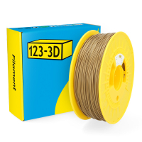 123-3D filament PLA or 1,75 mm 1 kg (série Jupiter) - or