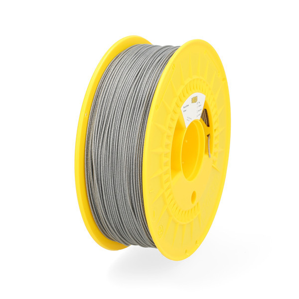 123inkt 123-3D filament PLA pailleté 1,75 mm 1 kg - argent  DHM00062 - 2