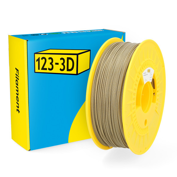 123inkt 123-3D filament PLA pailleté 1,75 mm 1 kg - or champagne  DHM00059 - 1