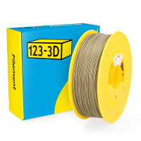 123inkt 123-3D filament PLA pailleté 1,75 mm 1 kg - or champagne  DHM00059