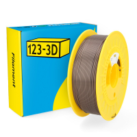 123inkt 123-3D filament PLA satiné 1,75 mm 1 kg - bronze  DHM00068
