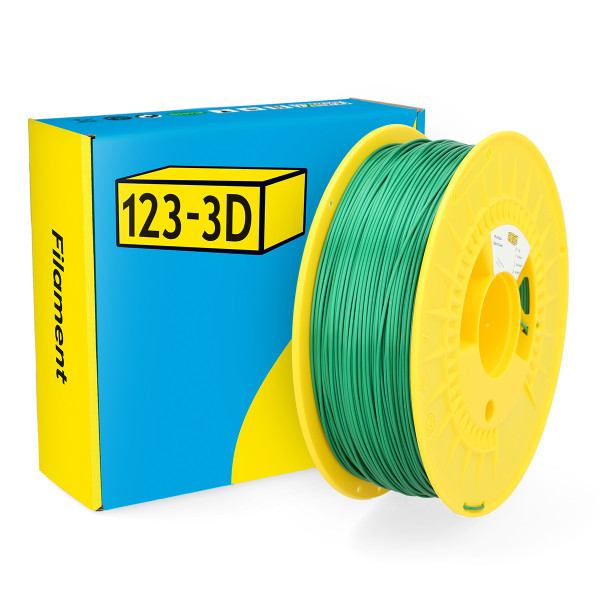 123inkt 123-3D filament PLA satiné 1,75 mm 1 kg - vert foncé  DHM00077 - 1