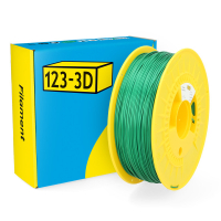 123inkt 123-3D filament PLA satiné 1,75 mm 1 kg - vert foncé  DHM00077