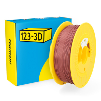123-3D filament PLA satiné 1,75 mm 1 kg (série Jupiter) - cuivre