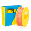 123inkt 123-3D filament PLA satiné arc-en-ciel 1,75 mm 1 kg - rouge-orange  DHM00116 - 1