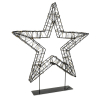123LE étoile de Noël sur pied 56 cm extra blanc chaud & blanc chaud 1200 lampes LED - noir LDR07327 - 4