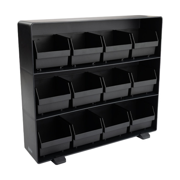 123 encre organisateur de thé (12 compartiments) - noir 302561 - 1