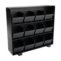 123 encre organisateur de thé (12 compartiments) - noir 302561