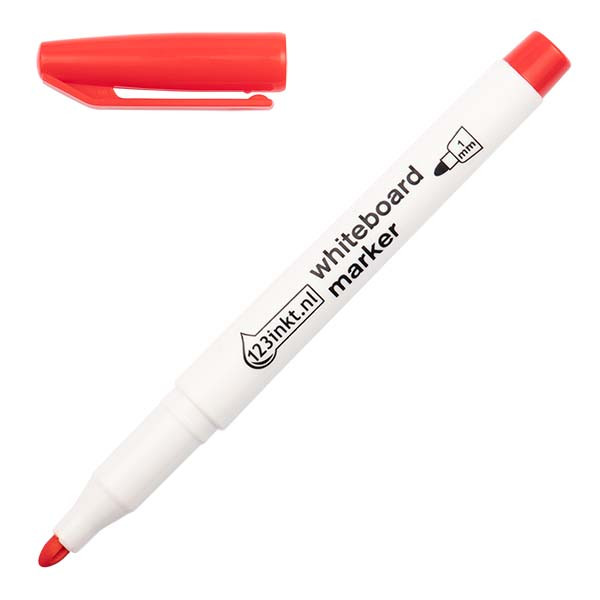 123inkt 123encre marqueur pour tableau blanc (1 mm ogive) - rouge 4-361002C 4-366002C 841840C 9581691C 300888 - 1