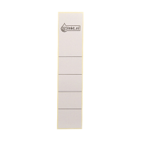 123inkt 123encre étiquettes de dos autocollantes étroites 39 x 191 (10 pièces) - gris 16430085C 301659