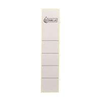 123encre étiquettes de dos autocollantes étroites 39 x 191 (10 pièces) - gris
