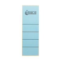 123inkt 123encre étiquettes de dos autocollantes larges 61 x 191 mm (10 pièces) - bleu 16420035C 301654