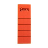 123encre étiquettes de dos autocollantes larges 61 x 191 mm (10 pièces) - rouge