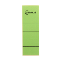 123inkt 123encre étiquettes de dos autocollantes larges 61 x 191 mm (10 pièces) - vert 16420055C 301657