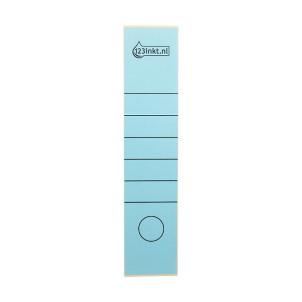 123inkt 123encre étiquettes de dos autocollantes larges 61 x 285 mm (10 pièces) - bleu 16400035C 301649 - 1