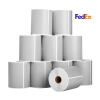 123encre étiquettes d'expédition FedEx 102 x 152 mm (10 pièces) - argent 653274 - 1