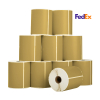 123encre étiquettes d'expédition FedEx 102 x 152 mm (10 pièces) - or 653272 - 1