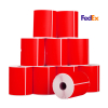 123encre étiquettes d'expédition FedEx 102 x 152 mm (10 pièces) - rouge 653267 - 1