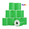 123encre étiquettes d'expédition FedEx 102 x 152 mm (10 pièces) - vert 653270 - 1