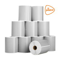 123encre étiquettes d'expédition PostNL 102 x 152 mm (10 pièces) - argent 089395