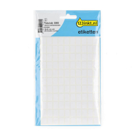 123encre étiquettes multi-usages 12 x 8 mm (440 pièces) - blanc 303003