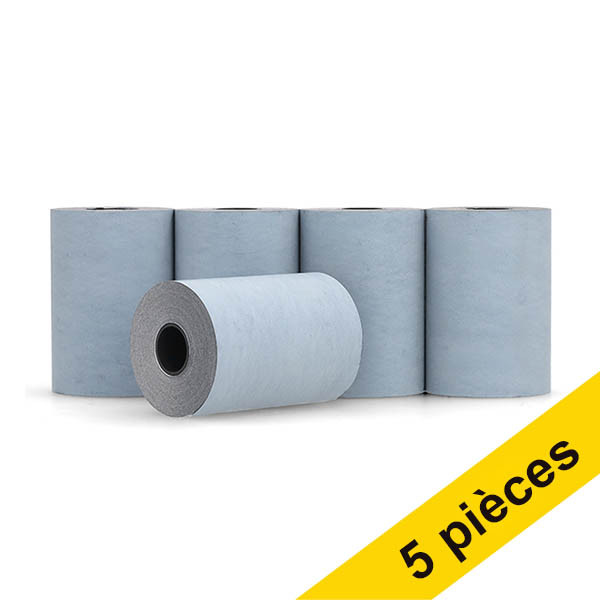 123encre Blue4est rouleau de caisse thermique 57x40x12 48 grammes (5 pièces) 303638 - 1