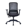123encre Business Ecoline chaise de bureau mesh - noir 302669 - 2