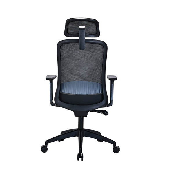 123encre Business Ecoline chaise de bureau mesh (avec appui-tête) - noir 302696 - 4