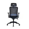 123encre Business Ecoline chaise de bureau mesh (avec appui-tête) - noir 302696 123encre Business Ecoline chaise de bureau mesh (avec appui-tête) - noir 302696 - 4