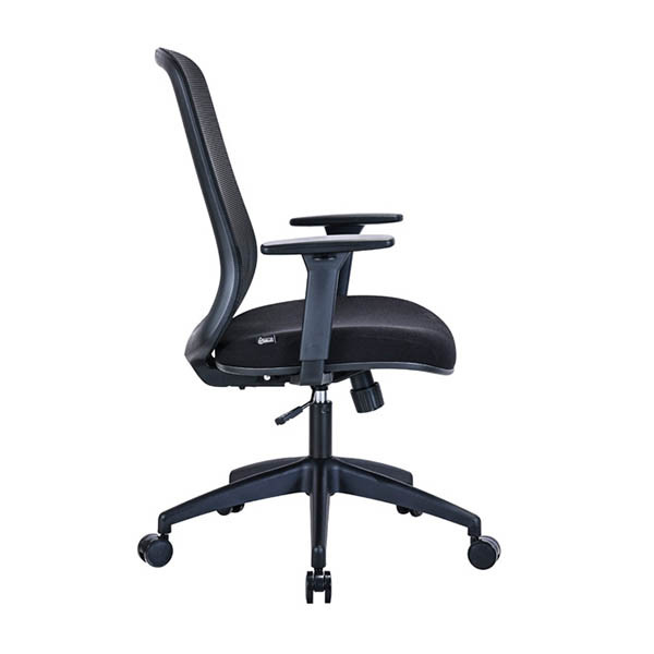 123encre Economic Ecoline chaise de bureau mesh -  noir 302668 - 3