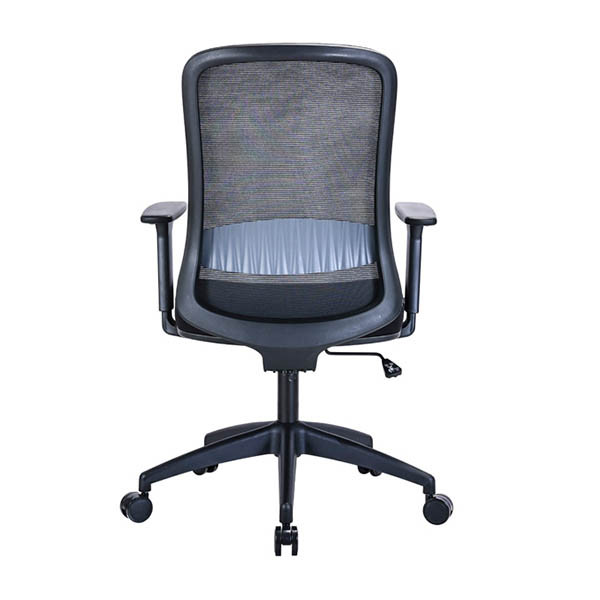 123encre Economic Ecoline chaise de bureau mesh -  noir 302668 - 4