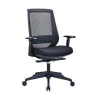 123encre Executive Officeline chaise de bureau mesh - noir