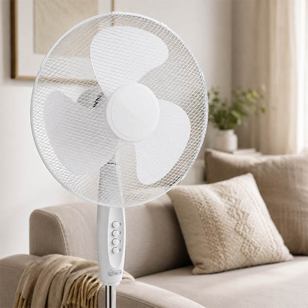 123encre F300 ventilateur sur pied - blanc 303400 - 2