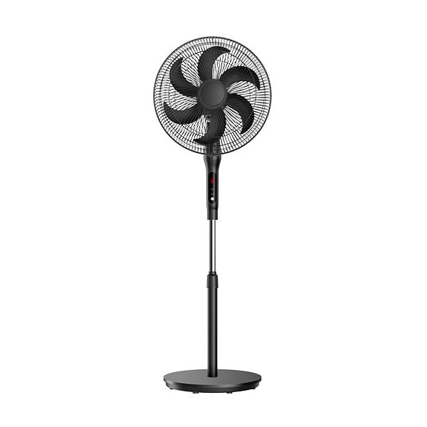 123encre F602 ventilateur sur pied avec télécommande - noir 303402 - 1