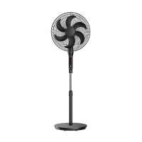 123encre F602 ventilateur sur pied avec télécommande - noir 303402