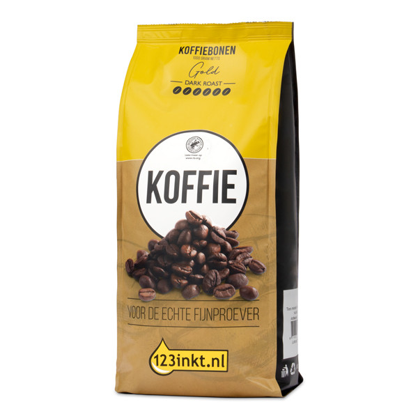 123inkt 123encre Gold grains de café torréfaction foncée 1 kg 52206C 300969 - 1