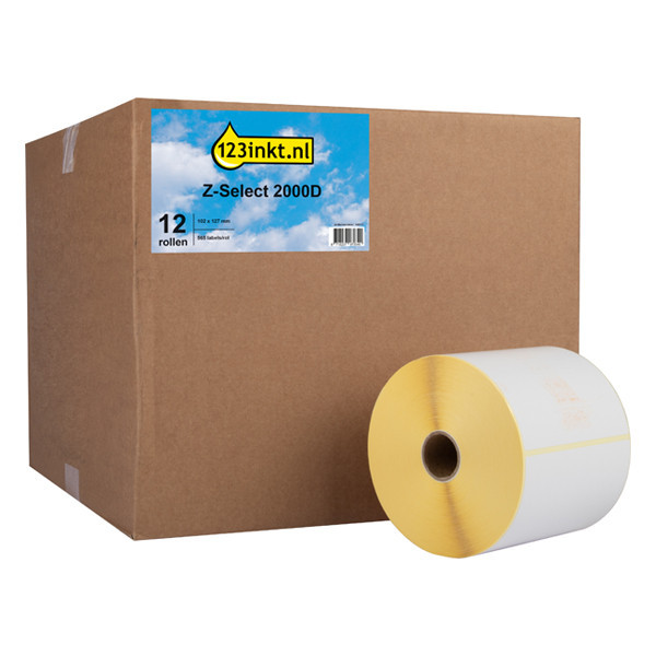 123encre LM330d 2000D étiquette d'entrepôt 102 x 127 mm (12 rouleaux) 089412 - 1