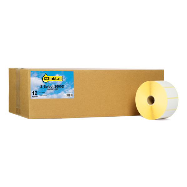123encre LM330d 2000D étiquette d'entrepôt 57 x 32 mm (12 rouleaux) 089422 - 1