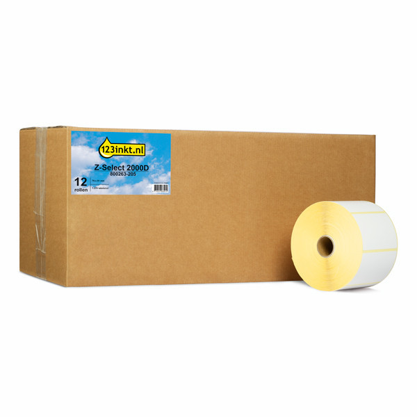 123encre LM330d 2000D étiquette d'entrepôt 76 x 51 mm (12 rouleaux) 089427 - 1