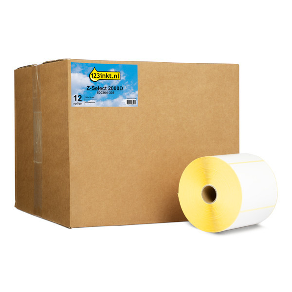123encre LM330d 2000D étiquettes d'entrepôt 102 x 76 mm (12 rouleaux) 089432 - 1