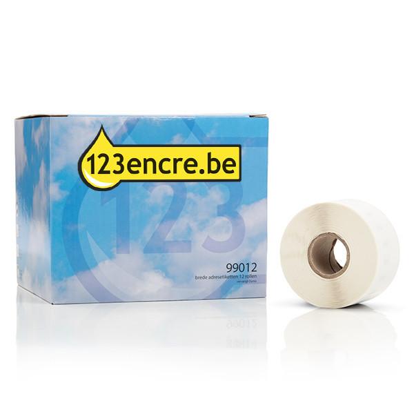 123encre LW650XL PRO étiquettes d'adresse larges pack avantageux 12 pièces (89 x 36 mm) 089319 - 1