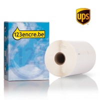 123encre LW650XL PRO étiquettes d'expédition UPS extra larges et durables (104 x 159 mm) 653143